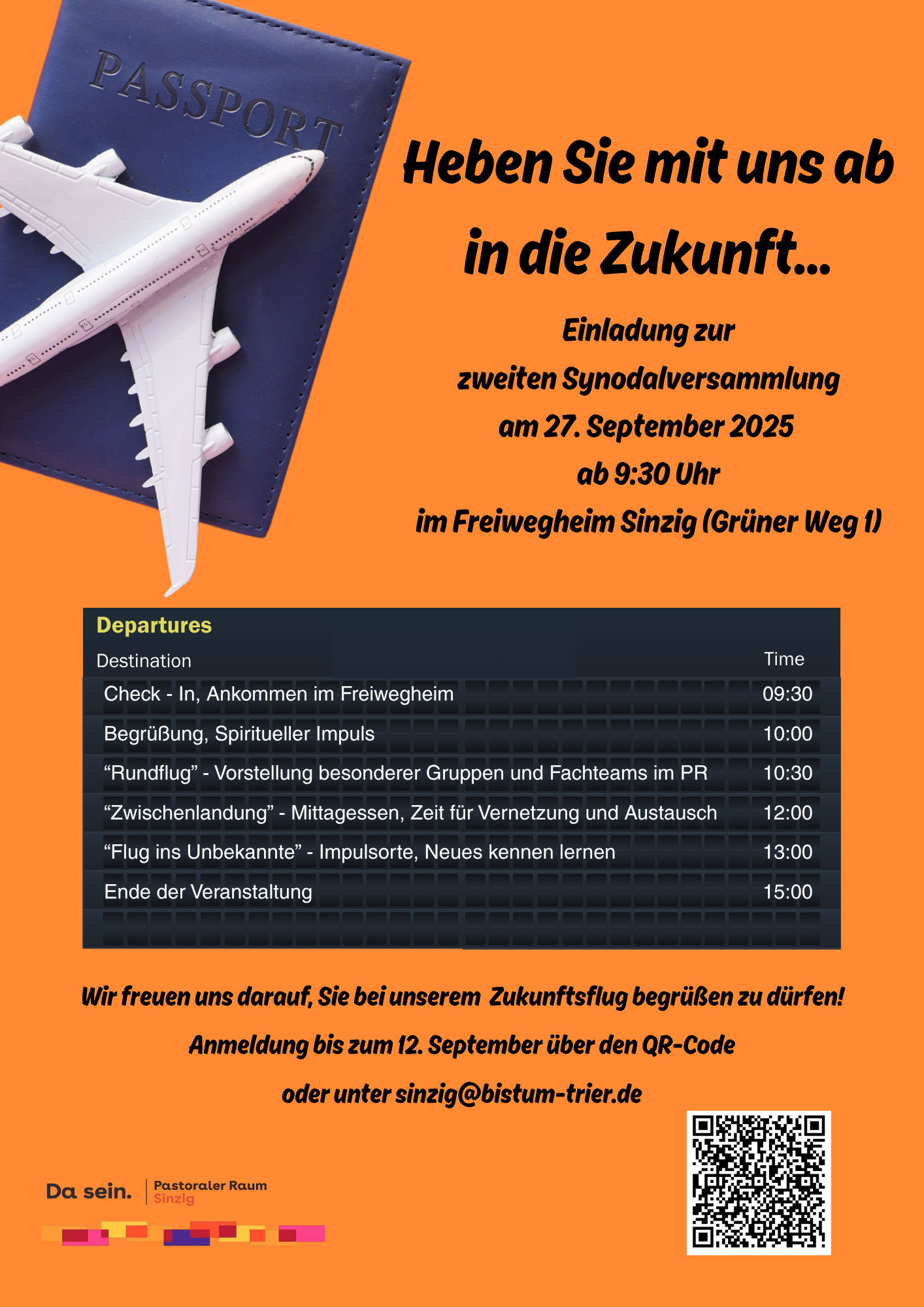 Plakat zweite Synodalversammlung 2025