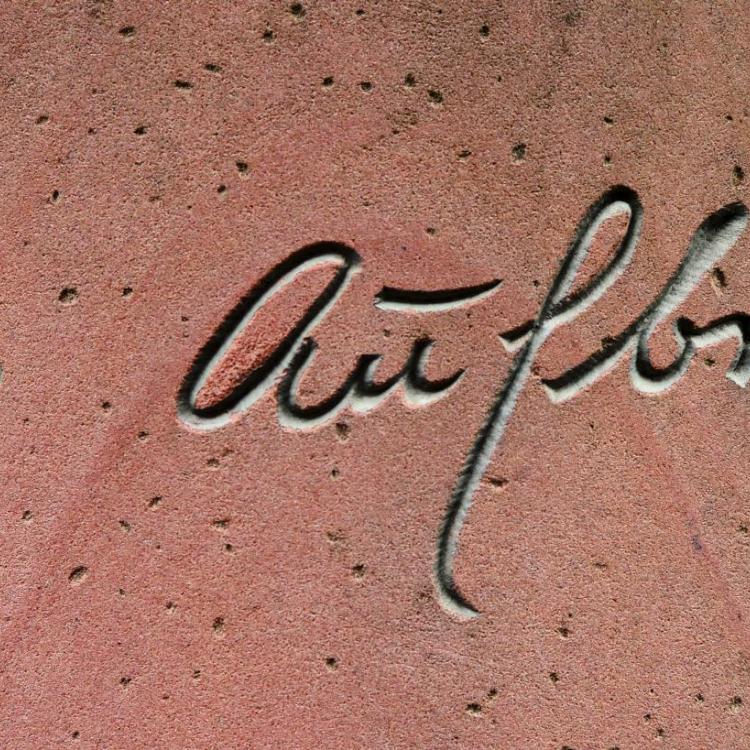 Bild mit Schrift Im Aufbruch