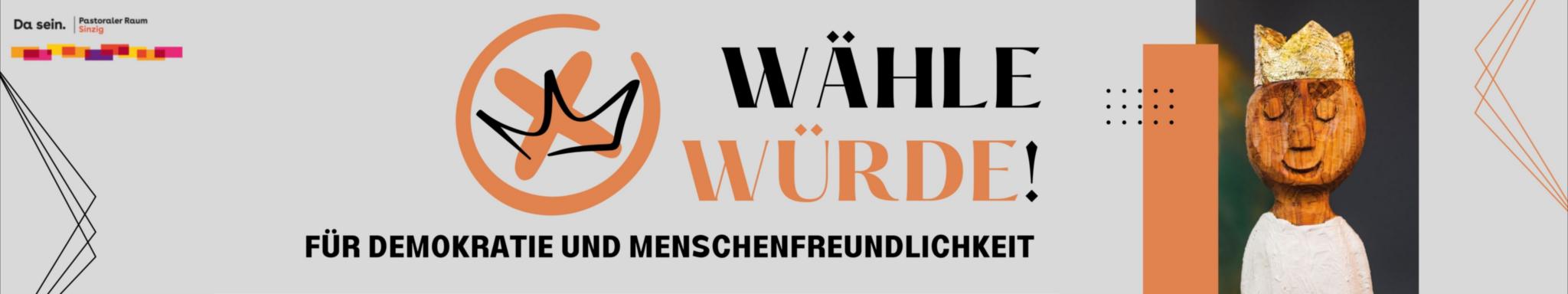Königlich! _ Banner zur Wahl