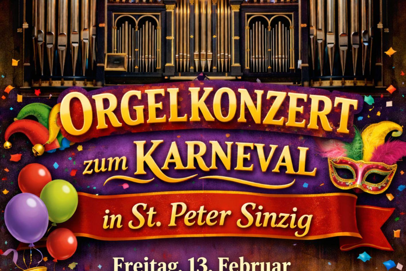 Orgelkonzert zum Karneval