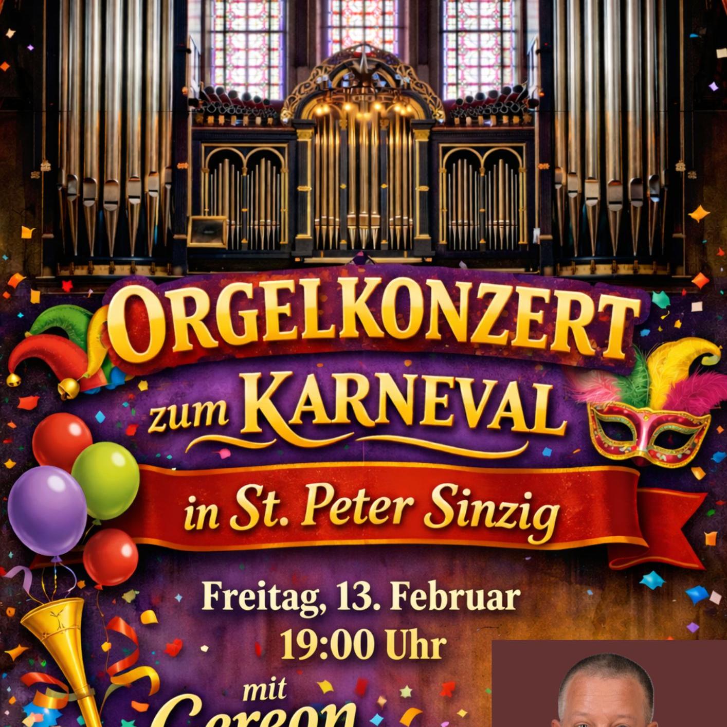 Orgelkonzert zum Karneval
