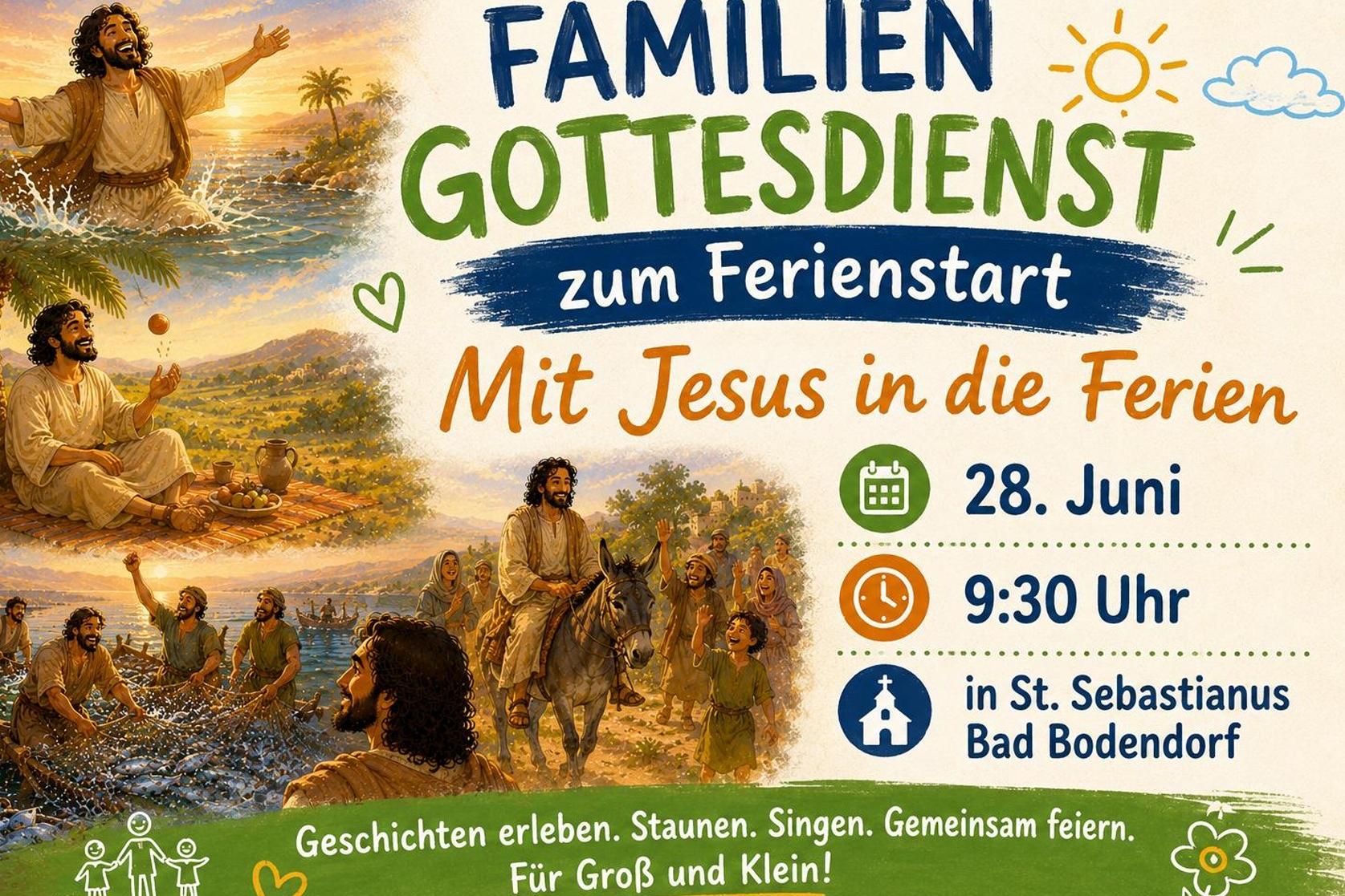 Plakat Familiengottesdienst 28.06. Bodendorf