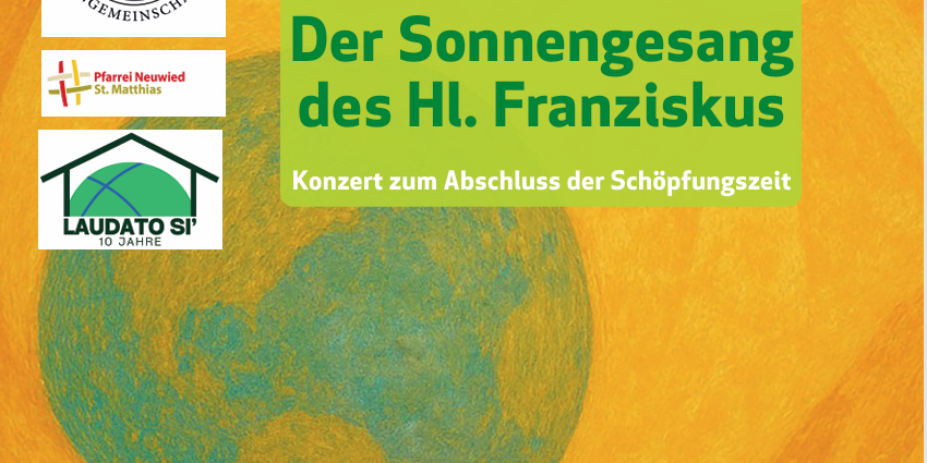 Plakat Der Sonnengesang des Hl. Franziskus