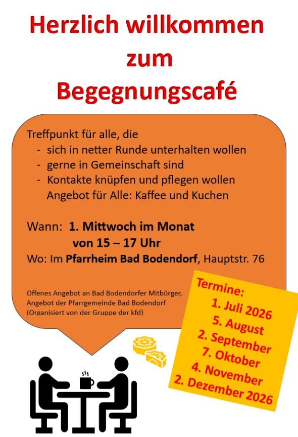Termine zweites Halbjahr