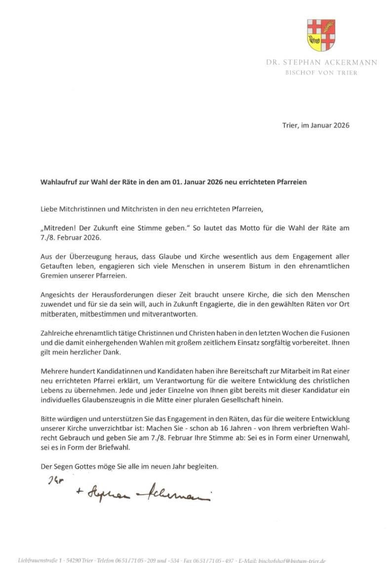 WAhlaufruf Bischof für Homepage